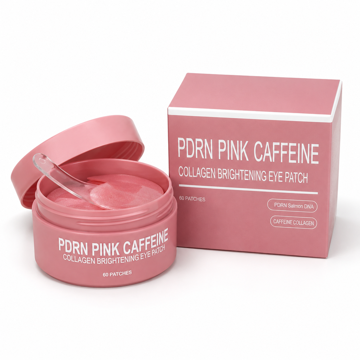 PDRN Pink Caffeine Collagen Brightening Eye Eatches - 60 Patches