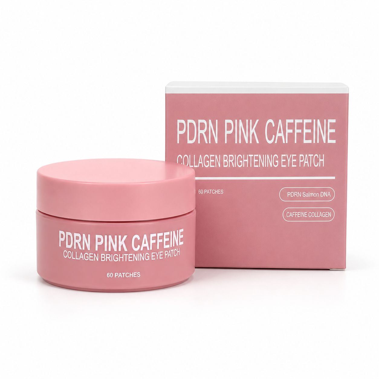 PDRN Pink Caffeine Collagen Brightening Eye Eatches - 60 Patches